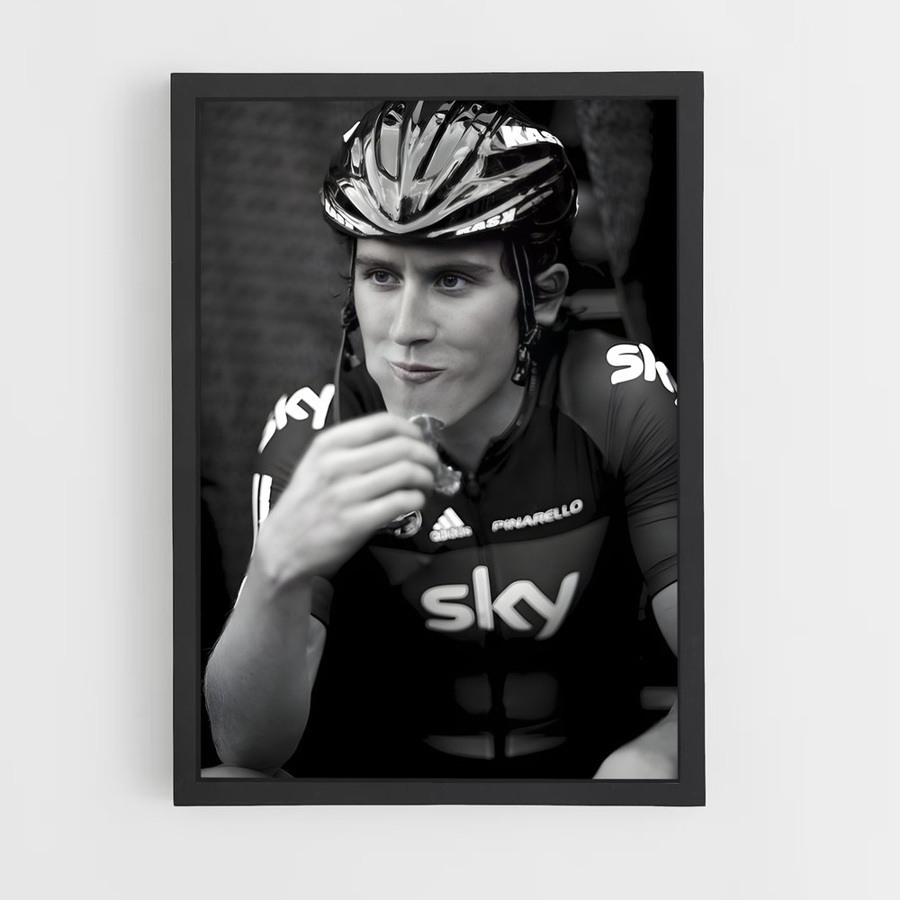 Poster Geraint Gourmand – affiche Cyclisme (vue 2)